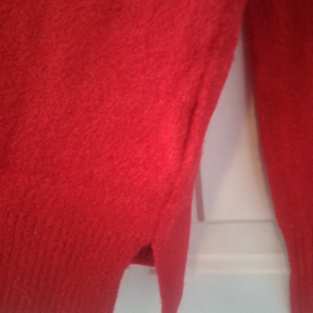 J. Crew Womens Red Extra Soft Crew Neck Sweater NWT - Picture 3 of 11